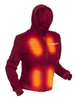 Lämpöhuppari - Naiset | Dual Heating - Burgundinpunainen